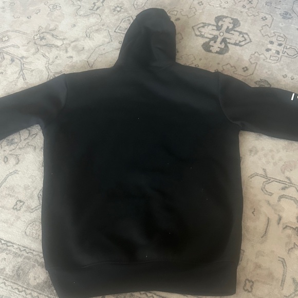 Black Squid Game Korean Title Logo Pullover Hoodie - Picture 5 of 5